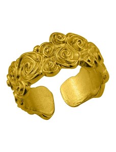 AMOR AMOR Δαχτυλίδι Από Ορείχαλκο Επιχρυσωμένο 24Κ Rose PF38648