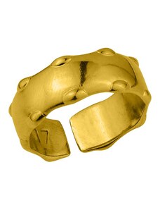 AMOR AMOR Δαχτυλίδι Από Ορείχαλκο Επιχρυσωμένο 24Κ PF38678