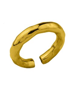 AMOR AMOR Δαχτυλίδι Από Ορείχαλκο Επιχρυσωμένο 24Κ PF38796