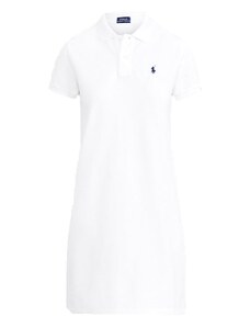 POLO RALPH LAUREN Φορεμα Polo Lcy Drs-Short Sleeve-Casual Dress 211799490017 100 white/c7916