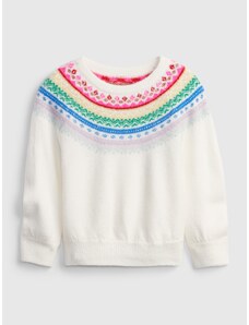 GAP Παιδικό πλεκτό πουλόβερ με μοτίβο - Κορίτσια