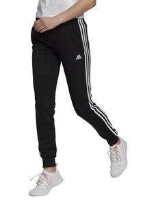 Γυναικεία Φόρμα Adidas Essentials French Terry 3-Stripes Pants - Μαύρο