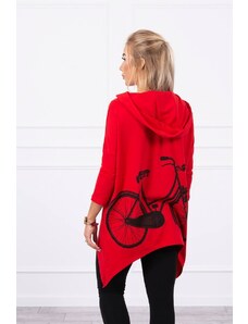 Kesi Φούτερ με στάμπα ποδηλασίας κόκκινο