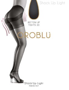 Oroblu γυναικείο καλσόν μαύρο shock up light black 20den