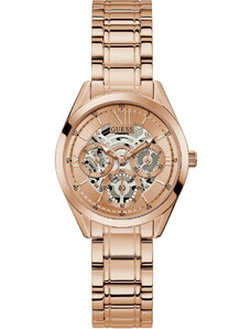 GUESS Clear Cut - GW0253L3 , Rose Gold case with Stainless Steel Bracelet