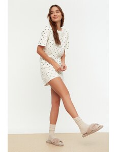 Γυναικείες πιτζάμες σετ Trendyol Polka dot printed