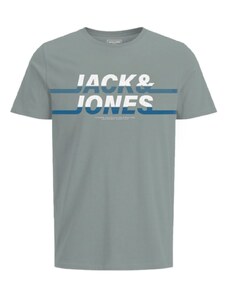 JACK & JONES Jcocharles Tee Ss Crew Neck Fst 12207497 16-5804 tcx slate gray