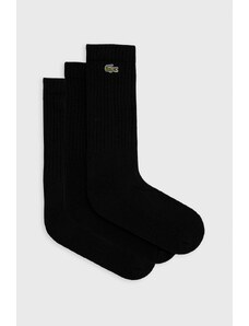 Κάλτσες Lacoste χρώμα μαύρο RA4182