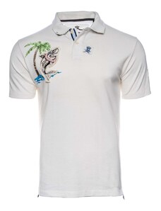 La Tortuga Pique Polo μπλούζα σε Regular γραμμή - 11E6100U439SE01 1011 White