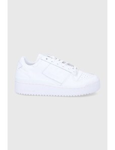 Δερμάτινα παπούτσια adidas Originals χρώμα άσπρο FY9042