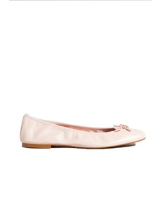 TED BAKER Μπαλαρινες Baylay Leather Bow Ballet Pump Shoe 259142 dusky-pink