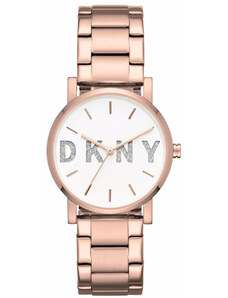 DKNY Soho Ladies - NY2654, Rose Gold case with Stainless Steel Bracelet