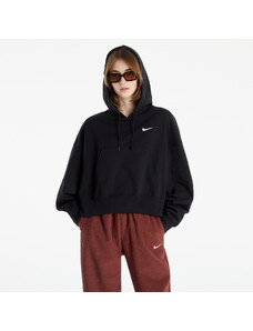 Γυναικεία φούτερ Nike NSW Jersey Oversized Pullover Hoodie Black/ White