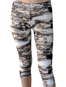 BS Collection bs Elastic Capri Camouflage leggings 90% Viscose 10% Elastane