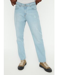 Trendyol Jeans - Μπλε - Ίσιο