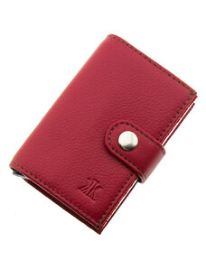 Πορτοφόλι καρτοθήκη με μηχανισμό Kappa 4399-Κοκκινο
