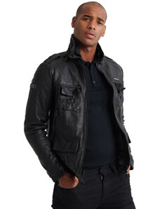 SUPERDRY ICON BRAD LEATHER JACKET ΑΝΔΡΙΚΟ M5000053A-02A