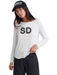 SUPERDRY SPARKLE LONGSLEEVE GRAPHIC TOP ΓΥΝΑΙΚΕΙΟ W6000025A-P6K