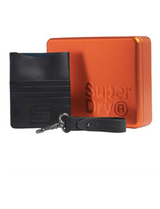 SUPERDRY LEATHER TRAVEL WALLET SET ΑΝΔΡIKO M9800010A-02A