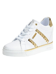 GUESS 'FAYNE' HIGH-TOP SNEAKER WITH STARS ΓΥΝΑΙΚΕΙΟ FL5FAYELE12-WHIGO