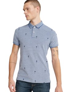 SUPERDRY CLASSIC ALL OVER EMBROIDERY PIQUE POLO ΑΝΔΡIKO M1110003A-S0C