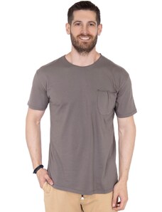 DIRTY LAUNDRY MIDDLE CUT POCKET T-SHIRT ΑΝΔΡΙΚO DLMT34-TAUPE