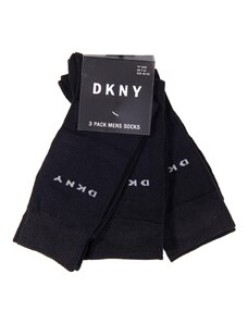 DKNY UNDERWEAR 'WALL' 3-PACK ΚΑΛΤΣΕΣ ΑΝΔΡΙΚΕΣ S56200DKY-BLACK
