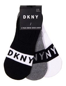 DKNY UNDERWEAR 'LEXINGTON' 3PACK PED ΚΑΛΤΣΕΣ ΑΝΔΡIKEΣ S56201-BLACK-GREYMARL-WHITE