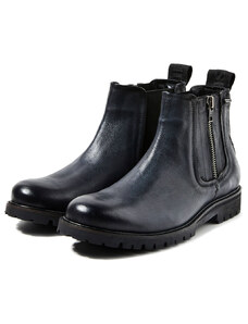 PEPE JEANS 'MELTING' ΔΕΡΜΑΤΙΝΑ ANKLE BOOTS ΑΝΔΡΙΚΑ PMS50195-999