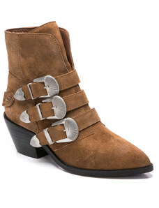 PEPE JEANS 'WESTERN' ΔΕΡΜΑΤΙΝΑ ANKLE BOOTS ΓΥΝΑΙΚΕΙΑ PLS50392-855