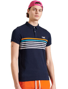 SUPERDRY WEEKENDER JERSEY POLO ΜΠΛΟΥΖΑ ΑΝΔΡIKH M1110087A-09S