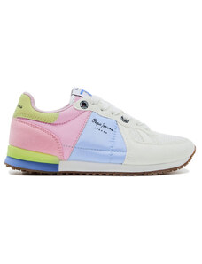 PEPE JEANS 'SYDNEY' ΠΑΙΔΙΚΑ MULTICOLORED SNEAKERS ΚΟΡΙΤΣΙ PGS30497-801