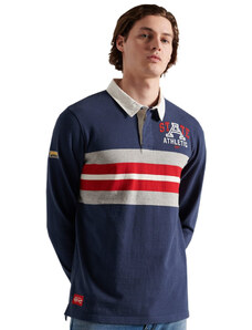 SUPERDRY JERSEY RUGBY POLO ΜΠΛΟΥΖΑ ΑΝΔΡIKH M1110189A-5NY