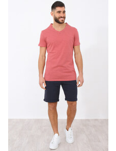 Be-casual Ανδρική Μπλούζα Front Coral
