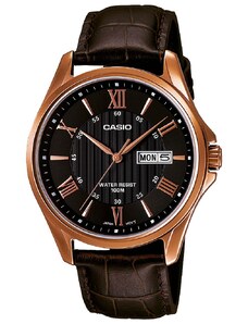 CASIO Collection MTP-1384L-1AVEF Brown Leather Strap