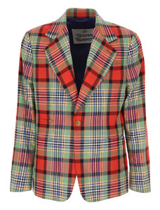 Vivienne Westwood Σακάκι για Άνδρες, Αθλητικό Παλτό Σε Έκπτωση Στο Outlet, Πράσινο, μαλλί αλπακά, 2024, L XL