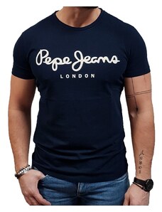 Pepe Jeans - PM508210-595 - Original Stretch N - Navy - μπλούζα μακό