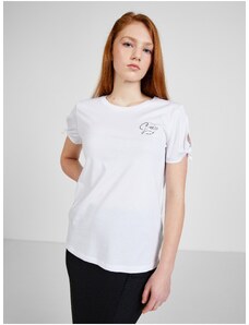 Λευκό Γυναικείο T-Shirt Guess - Γυναικεία