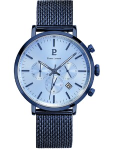 PIERRE LANNIER Baron - 222G469 Blue case with Stainless Steel Bracelet