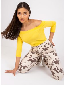 Γυναικεία μπλούζα Fashionhunters Yellow