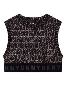 D.K.N.Y Παιδική Αμάνικη Crop Μπλούζα DKNY - 5S25 K