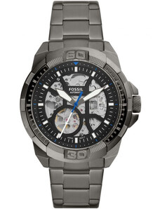 FOSSIL Bronson Automatic - ME3218, Grey case with Stainless Steel Bracelet