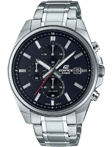 CASIO Edifice Chronograph - EFV-610D-1AVUEF, Silver case with Stainless Steel Bracelet