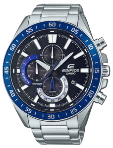 CASIO Edifice Chronograph - EFV-620D-1A2VUEF, Silver case with Stainless Steel Bracelet