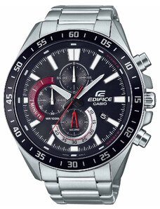 CASIO Edifice Chronograph - EFV-620D-1A4VUEF, Silver case with Stainless Steel Bracelet