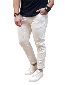 Cover Jeans Cover - Biker - I0041-24 - White - Skinny Fit - παντελόνι Jeans