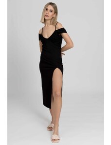 Être Clothing Midi φόρεμα μπαρντό - black