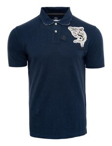 La Tortuga Pique Polo μπλούζα σε Regular γραμμή - 11E6100U437SE01 5974 Blue Ocean