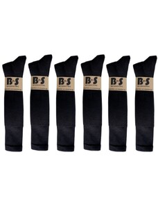 bs collection (12 Ζευγάρια) Στρατιωτικές 100% Βαμβακερές Κάλτσες Μαύρες ΜΕΧΡΙ ΚΑΤΩ ΑΠΟ ΤΟ ΓΟΝΑΤΟ