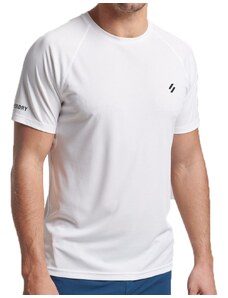 Superdry - MS311338A 04C - TRAIN ACTIVE SS TEE - White - Μπλούζα Μακό